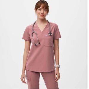 Mauve Figs Scrub Set Size Small